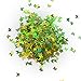 QIMYAR Nail Art Splarkly Laser Butterfly Sequin Acrylic Paillettes Holographic Glitter Fakes Tips 12 Colors