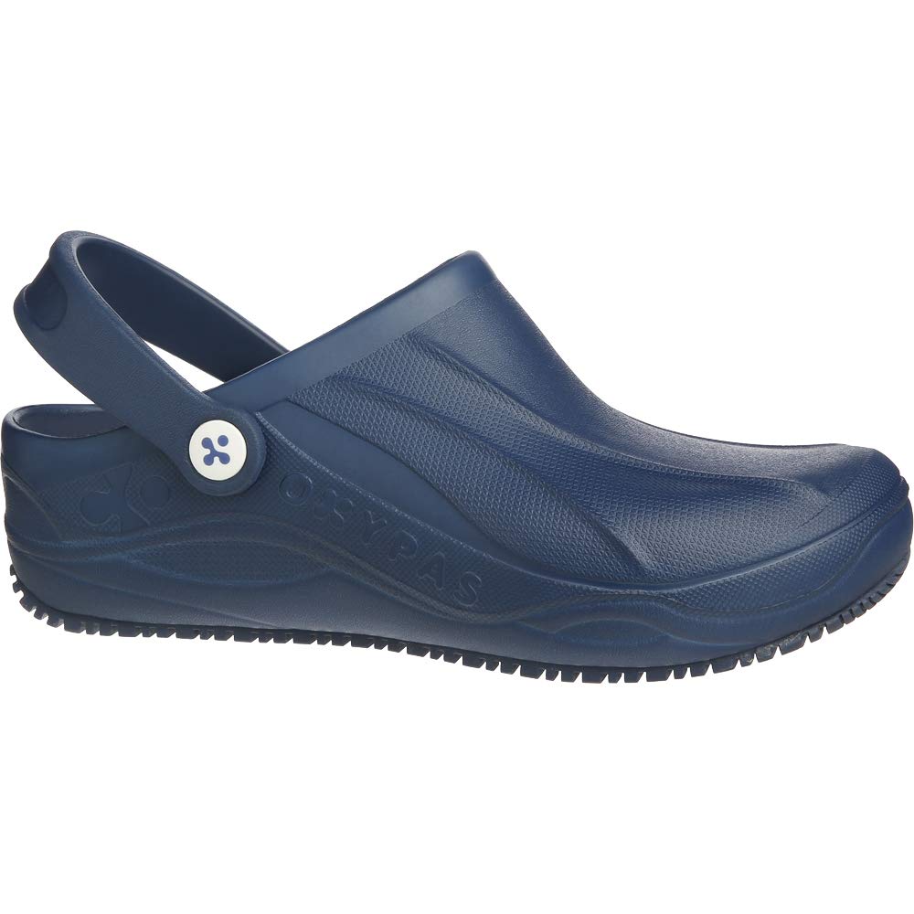 Safety Jogger Clogs for Women - Lightweight Work Shoe for Men, Ideal for Hospital, Kitchen or Garden, UK 6,5 EU 40, Oxypas Smooth Navy Blue