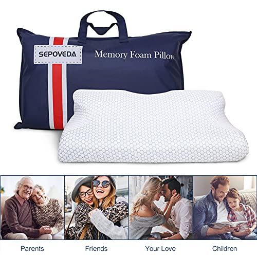 SEPOVEDA Contour Memory Foam Pillow, Cervical Pillow Orthopedic
