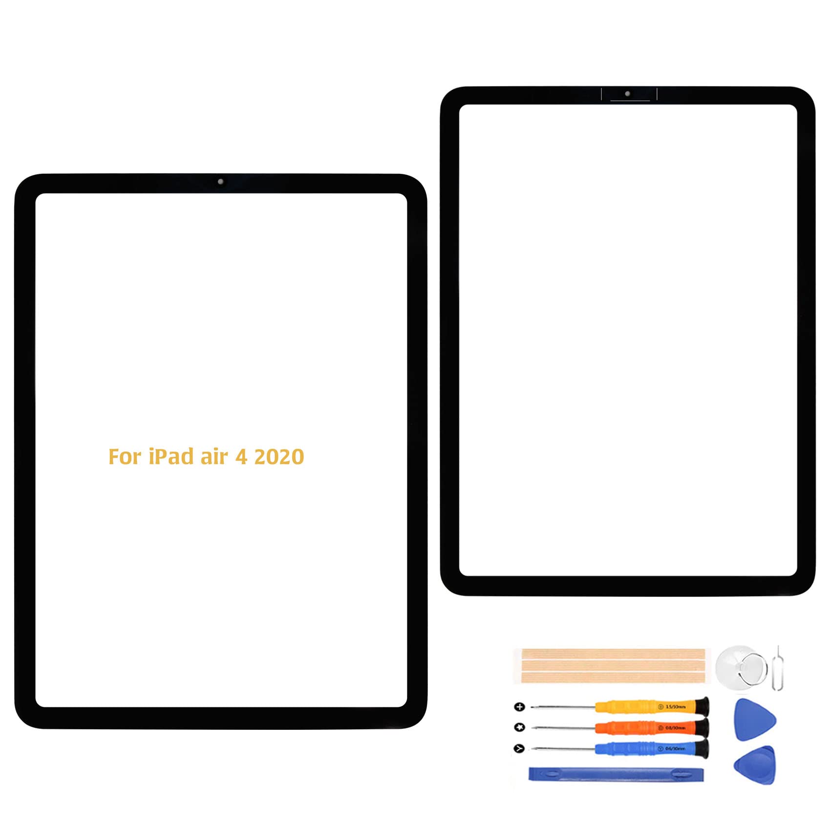 Photo 1 of (Not LCD and Touch Digitizer) A-MIND for iPad Air 4 4th 10.9 Gen Front Glass,Screen Replacement for iPad Air 4 2020 A2324,A2072,A2325,A2316 Full Assembly Kits with Free Repair Tools