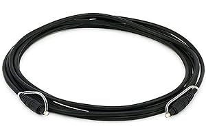 Monoprice 12ft Optical Toslink 5.0mm OD Audio Cable