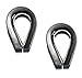 2 Pieces Stainless Steel 316 3/8