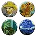 Buttonsmith VanGogh 2 Magnet Set - Set of 4 1.25