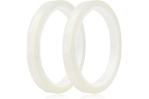 Pengxiaomei 2 Roll Clear Floral Tape,1/4" Wide Florist Tape,Clear Waterproof Florist Tape,Waterproof Floral Tape for Fresh Flower Crafts,Flower Arrangements Supplies