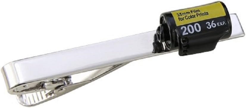 Camera Picture Tie Clip Bar Clasp Office Photographer 35Mm Film Roll Photo