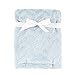 Hudson Baby Unisex Baby Plush Blanket, Herringbone, One Size