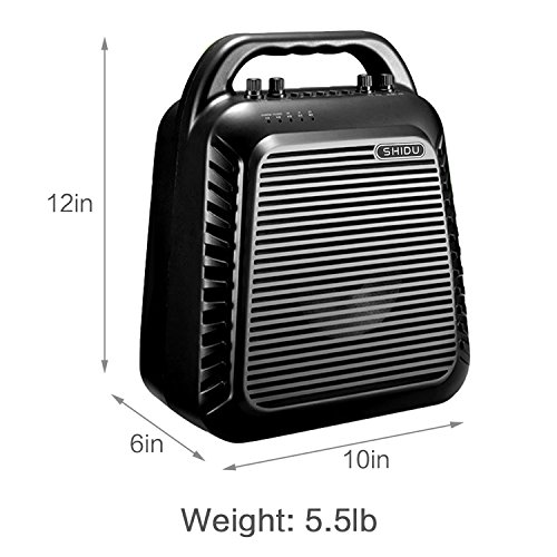 Portable PA System Wireless Microphone SD-90A 60W Bluetooth Karaoke PA Speaker Rechargeable Loud Speaker for Classroom, Party, Outdoors Or Stage Performance
