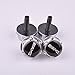 4 Pcs Separate Chrome LICENSE PLATE FRAME Bolt Screws For Mercedes AMG
