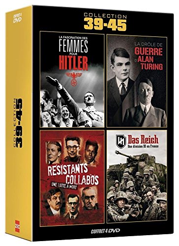 39-45 - La Collection : La Fascination Des Femmes Pour Hitler + La Drôle De Guerre D'alan Turing + Résistants-Collabos : Une Lutte À Mort + Das Reich : Une Division Ss En France - Pack