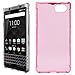 ZhaoCo BlackBerry KEYone Case, Ultra Thin Transparent Soft Gel TPU Silicone Case Cover for BlackBerry KEYone / Mercury - Clear pink