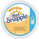 Snapple Diet Lemon Iced Tea, Keurig K-Cups, 12 Count (Pack of 6) (Packaging May Vary)