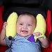 KAKIBLIN Infant Car Seat Head Support Baby Banana Neck Pillow for Function-Stroller,Car Seat Baby Newborn Travel Pillow, Yellow