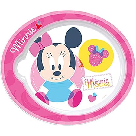 Minnie-- Plato llano 22 cm, bebé Baby especial para microondas ...