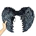 SUKRAGRAHA Angel Feather Wings Christmas Carol Costume Accessory Black Small