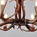 YHF Resin Antler Chandeliers 6 Light 30.7