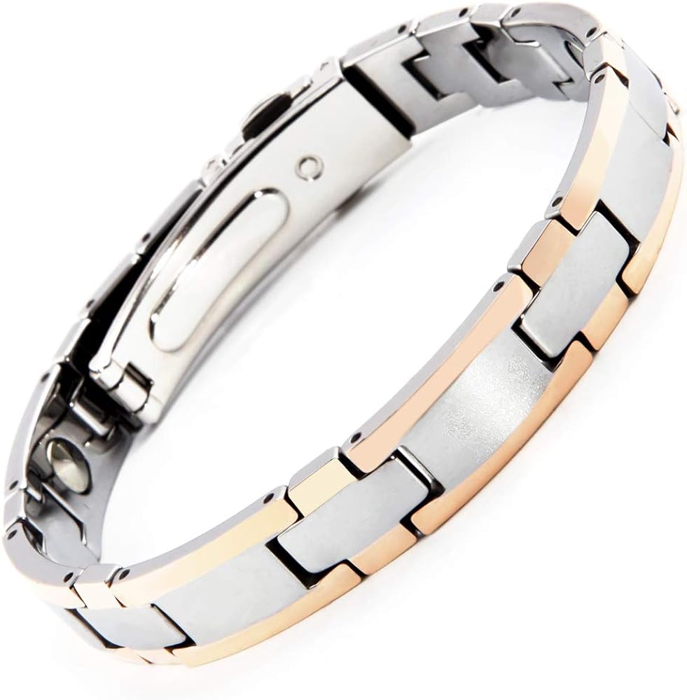 Amazon Co Jp ゲルマニウム ブレスレット タングステン レディース メンズ 静電気除去ブレスレット アクセサリー ファッションジュエル 贈り物 18 5 ジュエリー