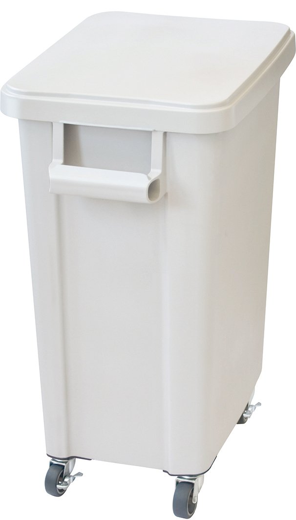 リス 業務用ゴミ箱 70l B00vsyo0ikグレー グレー 排水栓付き 70l 厨房用キャスターペール フタ付きゴミ箱 新品本物 Anoual Ma