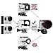Fotodiox Pro WonderPana Go H3+ and HERO4 Standard Kit with Three Filters (UV, CPL, ND8) and Cap - GoTough Filter Adapter System for HERO3+ and HERO4 Skeleton Housing Case