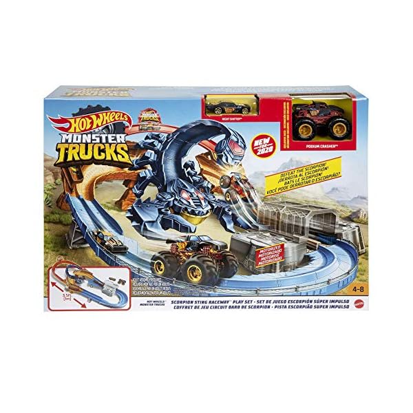 Hot Wheels Monster Truck Scorpion Sting Raceway