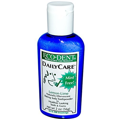 ECO-DENTDaily Care, Baking Soda Toothpowder, Lemon-Lime, 2 oz (56 g) (Pack of 2)