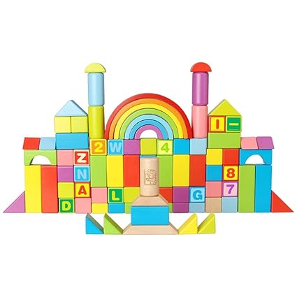  Leedoo 87 Large Particles Of Rainbow Blocks