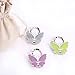 Laitefeier 2pcs Butterfly Set Foldable Handbag Purse Hangers Table Chair Holder Hook