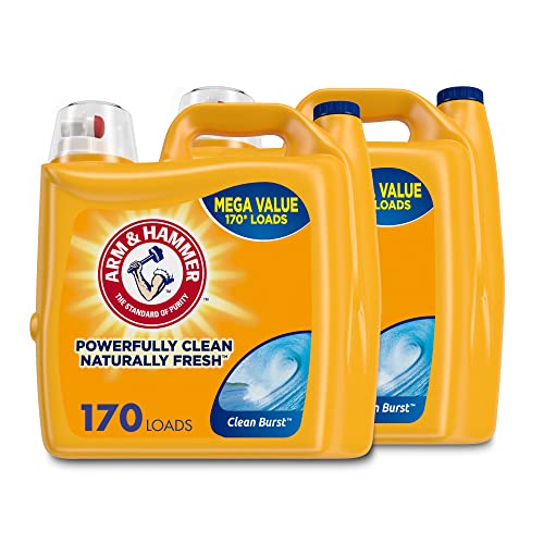 Arm & Hammer Clean Burst, 170 Loads Liquid Laundry Detergent, 229.5 Fl