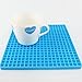 4PCS Multipurpose Silicone Drying Mat, Silicone Pot Holders, Trivets, Jar Openers, Non Slip Heat Resistant Hot Pads (Square)