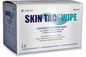 Torbot IM074407W314832 Group Inc Skin Tac"H" Adhesive Barrier Prep Wipe, Liquid Form, Latex-Free, Hypo-allergenic (Box of 50 Each), 1 Pack