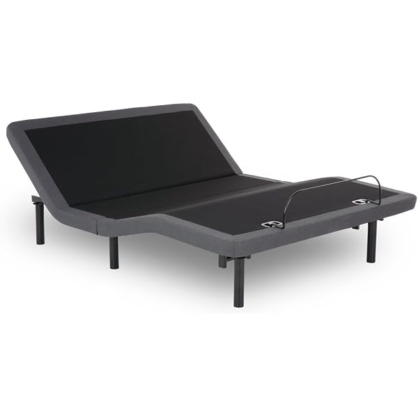 Amazon Com Leggett Platt Falcon 2 0 Low Profile Adjustable Bed Base With Simultaneous Movement And Under Bed Lighting Charcoal Gray Split California King Furniture Decor