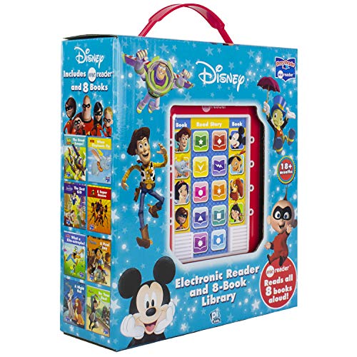 Disney - Mickey Mouse, Toy Story and More! Me Reader Electronic Reader 8 Sound Book Library- PI Kids