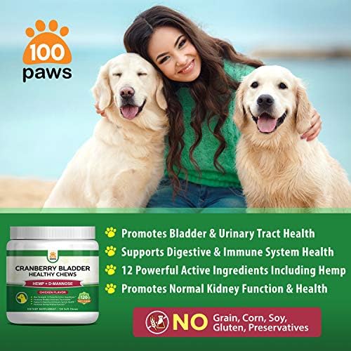 Cranberry Supplement for Dogs Cranberry Pills (Soft Chews) for