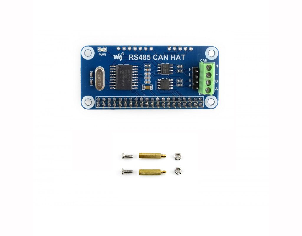 RS485 CAN HAT Allows Stable Long-distance Communication Onboard MCP2515 Transceiver SN65HVD230 SP3485 Compatible with Raspberry Pi Series
