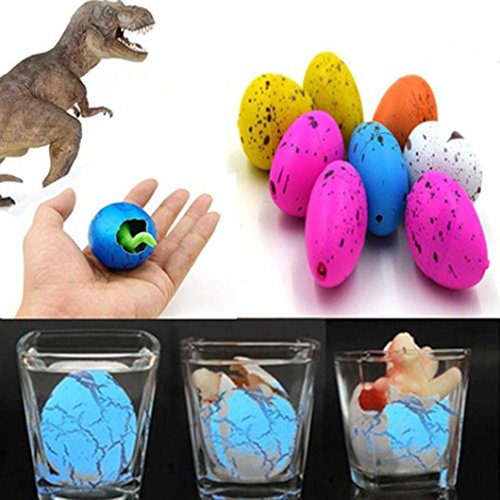 60pcs Novelty Magic Large Size Crack Easter Dinosaur Eggs Hatching Toy with Mini Toy Dinosaur Figures Inside - Thumbnail 4