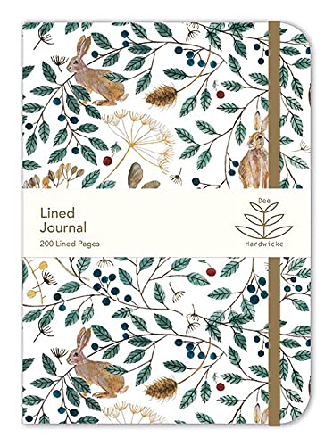 Hares and Berries 200 Page A5 Elasticated Journal