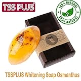 TSSPLUS Whitening Soap Osmanthus Flower Petals Herbal Essential Handmade Bath Face Body Washing Whitening Moisturizing Freckle Remover Aromatherapy Soap
