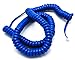 Telephone Cord Handset Curly - Phone Color Classic Blue 15ft - Works on virtually all Trimline Phones and Princess Telephones - Landline Telephone Accessory iSoHo Phones