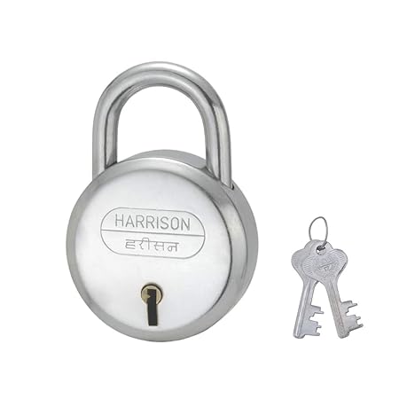 Harrison J-6/BCP-0447 Steel 4 Levers Padlock with 2 Keys