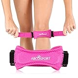 Abco Tech Patella Knee Strap for Knee Pain Relief - Knee Brace for Running, Hiking, Soccer, Basketball, Volleyball & Squats (1 Piece)