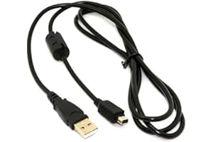 LBSC Olympus Camera Charging Photo Transfer Cable Replacement CB-USB5 CB-USB6 USB Mini Cable Cord Pen Battery Charger,Digital Products for Olympus Penes E 6000 Tg-860 Tg830,Olympus Tough X Pen Series