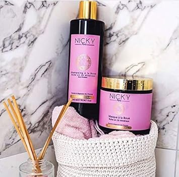 Shampoing Soin Masque Pack Boue Nicky Paris Cosmetics