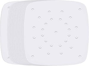Square Air Fryer Liners, Set of 200, 6.5 Inch Square Air Fryer Parchment Paper/Perforated Parchment Paper for Air Fryer, Steaming Basket and More (5.5/7.5/8.5/9.5inch Available)