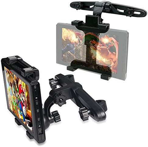 Universal Headrest Cradle Car Mount Holder with 180 Degrees Rotation for Nintendo Switch