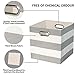 Posprica 3X Thicker Storage Bins Storage Cubes, 13×13 Fabric Storage Boxes Foldable Baskets Containers Drawers for Nurseries,Offices,Closets,Home Décor