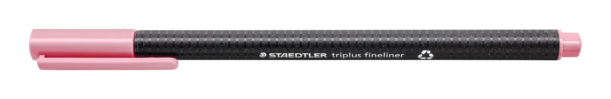 STAEDTLER 334-21 Triplus Fineliner Superfine Pen, 0.3mm Line Width - Light Rose (Box of 10) — image 1