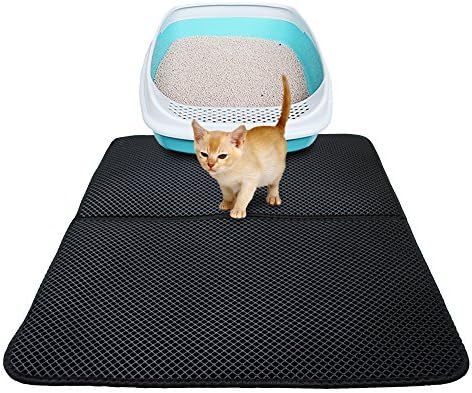 RuiXiang Pet Cat Sand Mats,Waterproof Cat Mats,Home Pet Mats,Cat and Dog Mats Provide Greater Hole Durability,Deodorant 18"X 23"