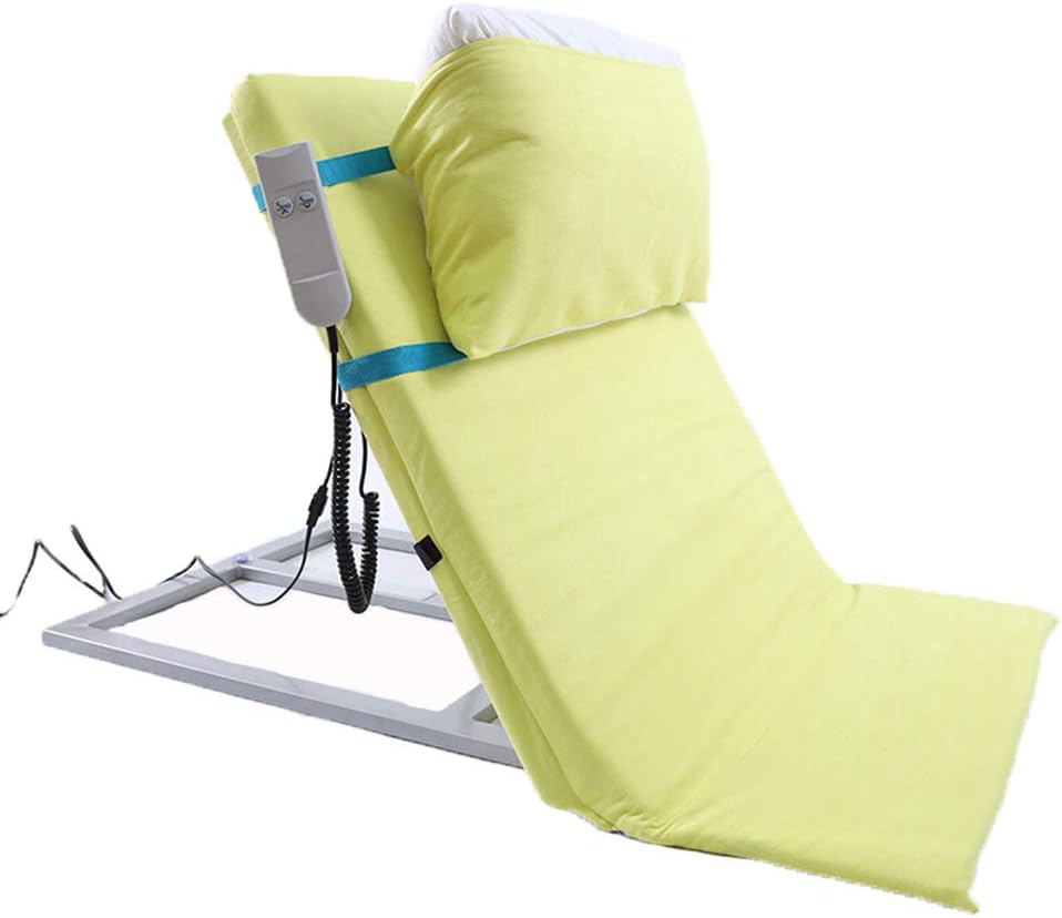 WWQY Healthcare Adjustable Comfort Medical Pillow Lifter,Power Lifting Bed Backrest Includes Electric Pump System and Mattress Pad Cover Fits Standard Hospital Bed Adjustable Comfort