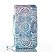 Galaxy J7 Sky Pro Case,HAOTP 3D Beauty Luxury Fashion PU Flip Stand Credit Card ID Holders Wallet Leather Case Cover for Samsung Galaxy J7 V/J7V/J7 Perx/J7 2017 - Mandala Floral Flower