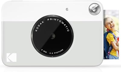 Kodak Printomatic Full Color Instant Print Camera 5MP Grey Zink Paper 2x3"