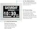 HiClear Dementia, Alzheimer's, and Memory Loss Digital Calendar Day Clock for Elderly Seniors with Extra Large Day and Time Period